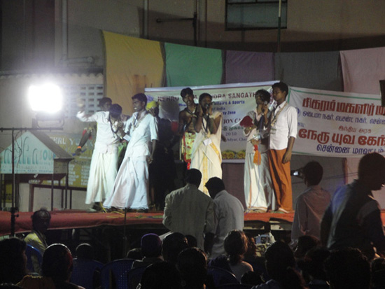 These people were from Kerala and the girl had an incredible voice!