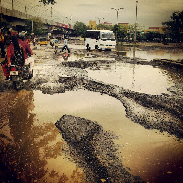 Taramani Station After The Rain