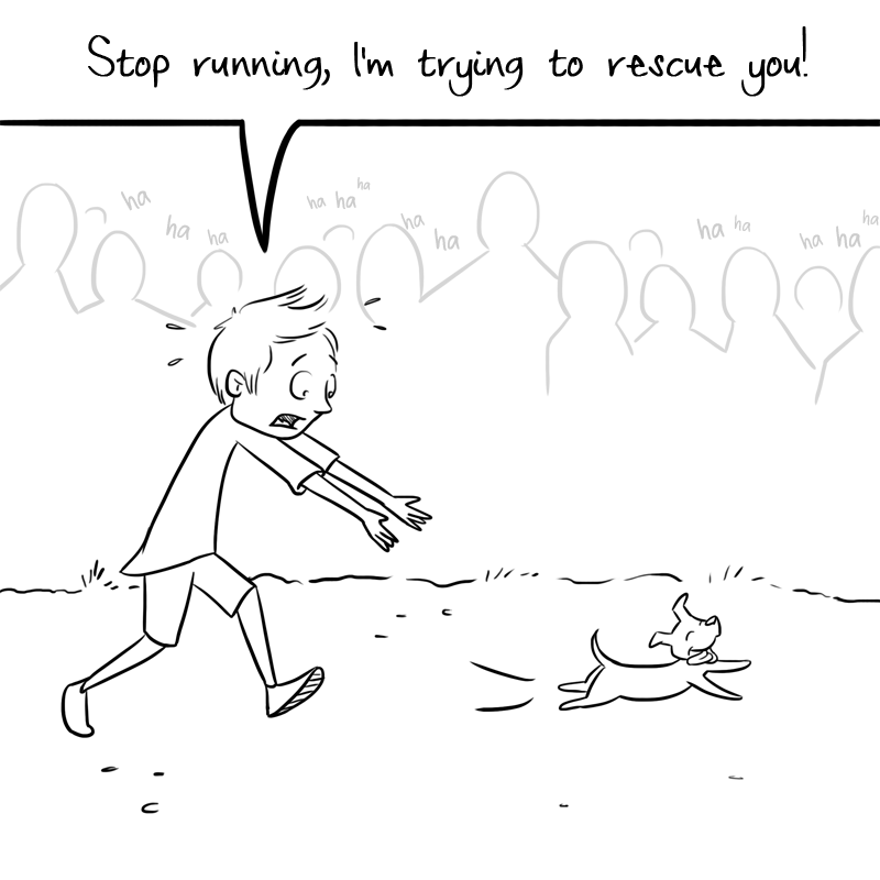 chasing-the-puppy