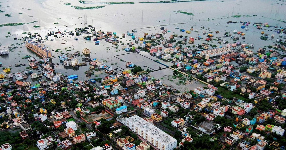 Southern chennai was badly affected