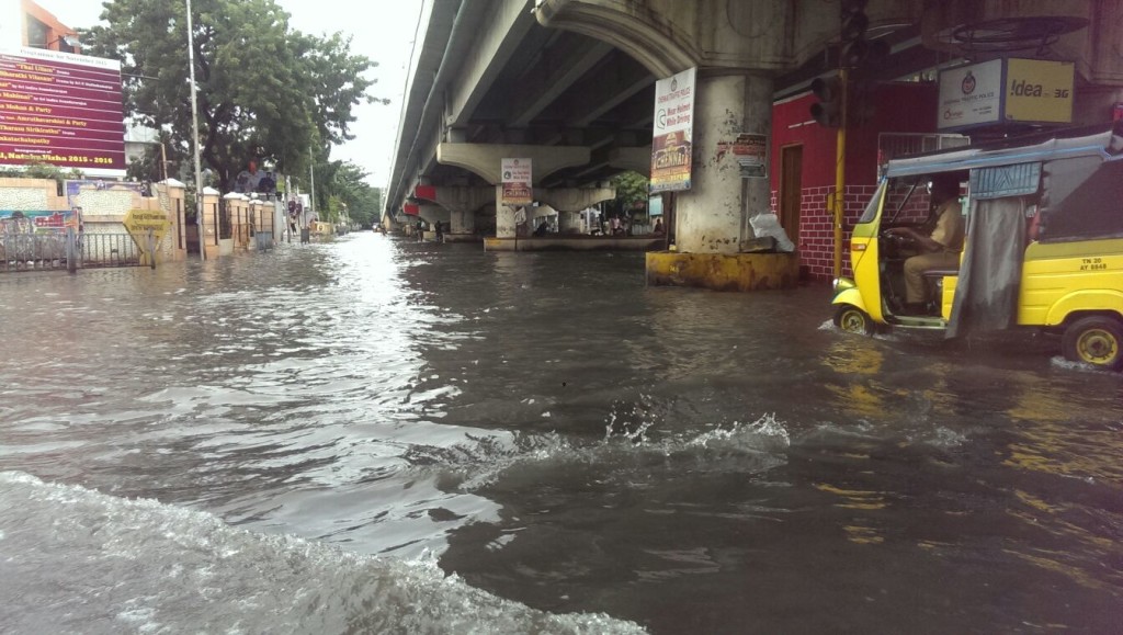 flooding in t-nagar