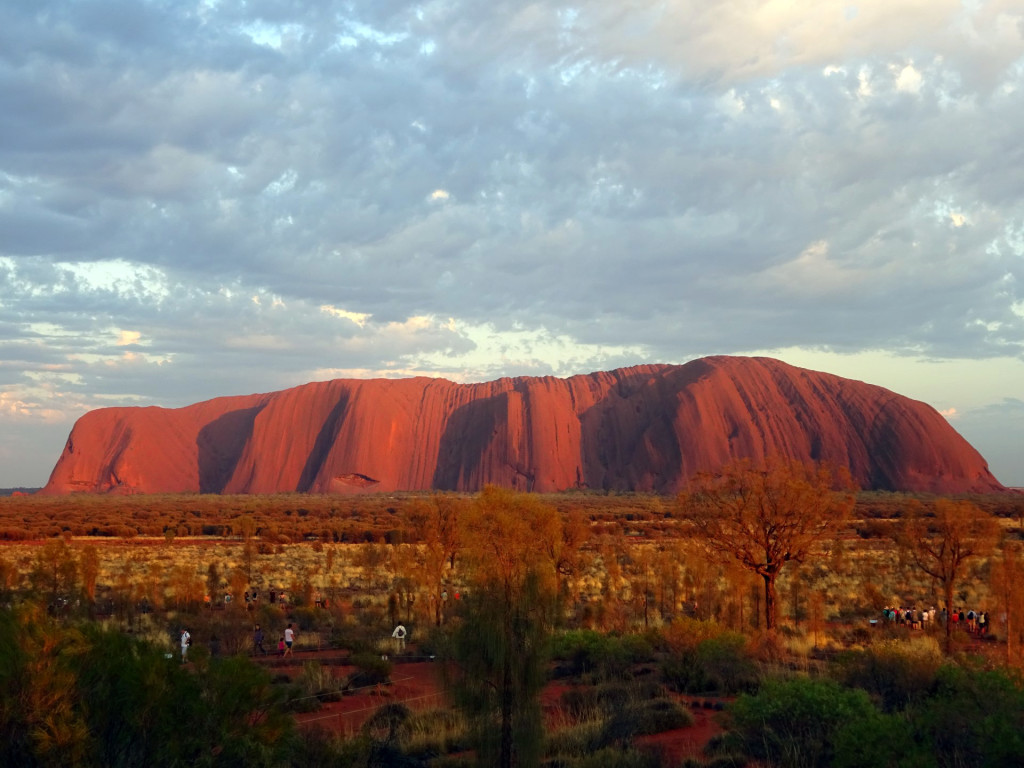 Uluru during the morning