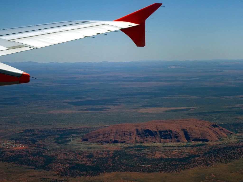 Uluru from the air