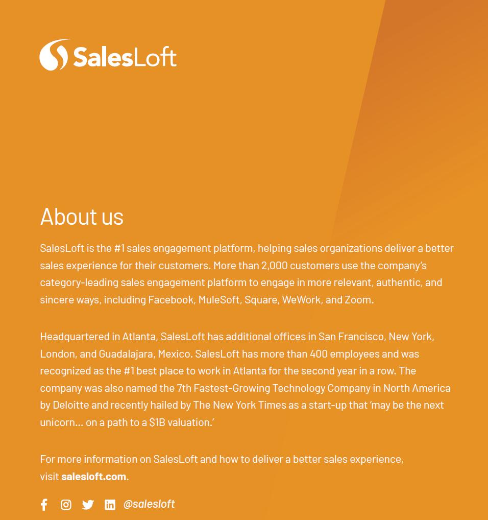 salesloft lead magnet