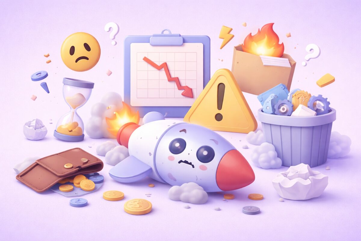 5 reasons why (your) B2B SaaS startups fail