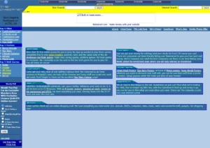 Screenshot of The-Cybernet.co.uk, Peter's first website